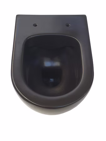 Aloni Design Hänge-WC Schwarz Spülrandlos