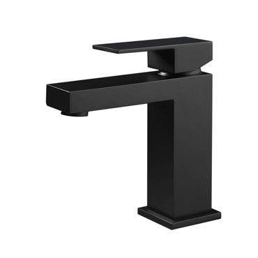 Aloni Chan Waschbeckenarmatur Einhebel viereckig Schwarz matt