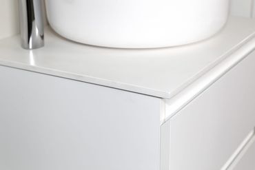 Sally Badezimmer Unterschrank 80 cm Weiß hochglanz