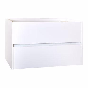 Hayat Badezimmer Unterschrank 60 cm Weiß glänzend + Waschbecken