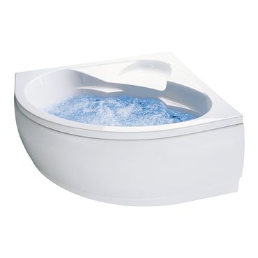 Aloni Eckbadewanne Acryl (Seitenlänge x Höhe) 130 x 60 cm Weiß