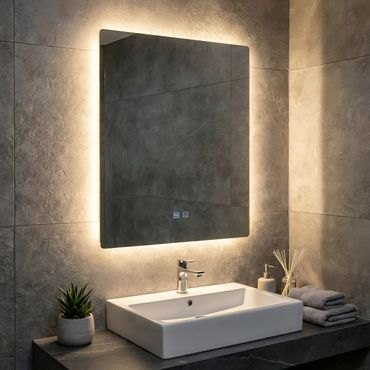 Aloni Spiegel Queen beheizt mit LED 60 x 80 cm