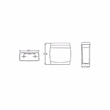 Aloni Keramik Spülkasten weiß