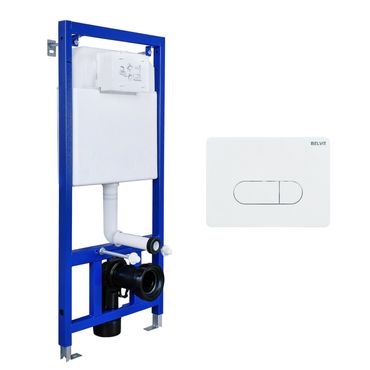 Belvit Trockenbau Vorwandelement Montageelement Für Wand-WC mit Betätigungsplatte