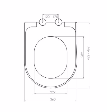 Belvit WC Design Sitz Absenkautomatik Softclose Toilettensitz Duroplast Weiß