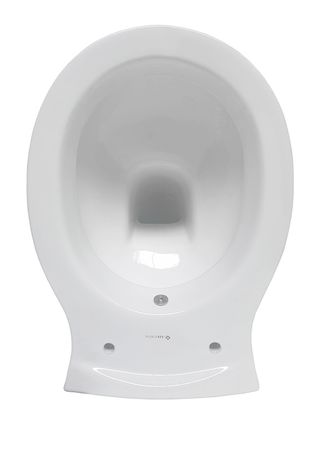 Belvit Wand Hänge WC Weiß Abgang Wand waagerecht Tiefspüler mit Taharet Bidet