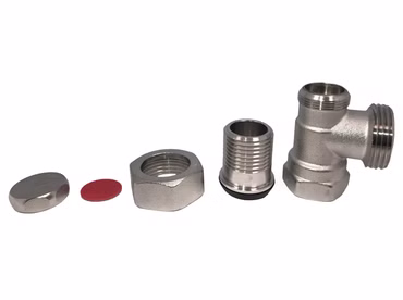 Thermostatventil Rücklaufverschraubung 1/2" Zoll Eck Ventil für Heizkörper