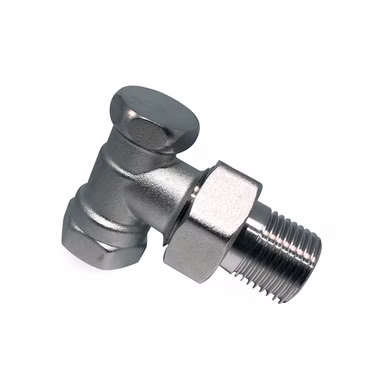 Thermostatventil Rücklaufverschraubung 1/2" Zoll Eck Ventil für Heizkörper