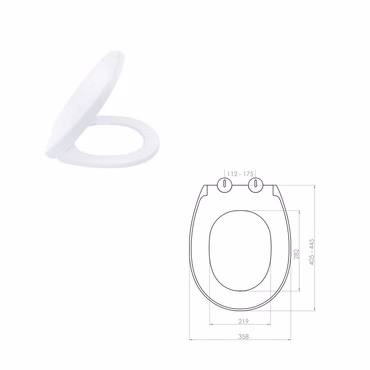 Belvit WC Design Sitz Absenkautomatik Softclose Toilettensitz Duroplast