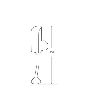 Creavit Urinalspülung Urinalspülarmatur mit Sensor batteriebtrieben Chrom