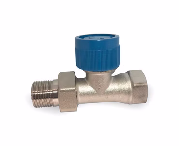 Thermostatventil Vorlaufverschraubung 1/2" Zoll Durchgang Ventil für Heizkörper