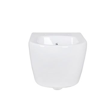 Belvit Spülrandloses Wand Hänge WC mit Taharet/Bidet/Dusch-WC Funktion Weiß