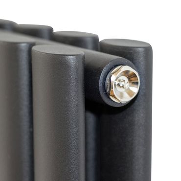 Paneel Heizkörper Vertikal Doppellagig Schwarz Matt 1800x472 (HxB) 1640W