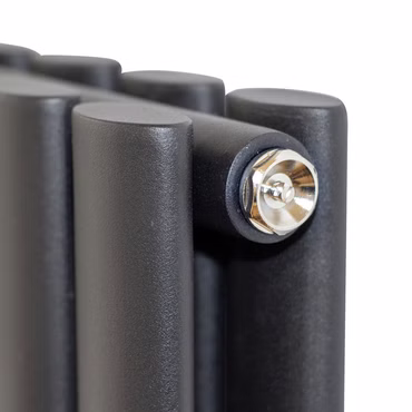 Paneel Heizkörper Vertikal Doppellagig Schwarz Matt 1800x590 (HxB) 2050W