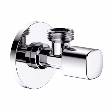 Eckregulierventil Eckventil Absperrventil Armatur 1/2" x 3/8" mit Rosette