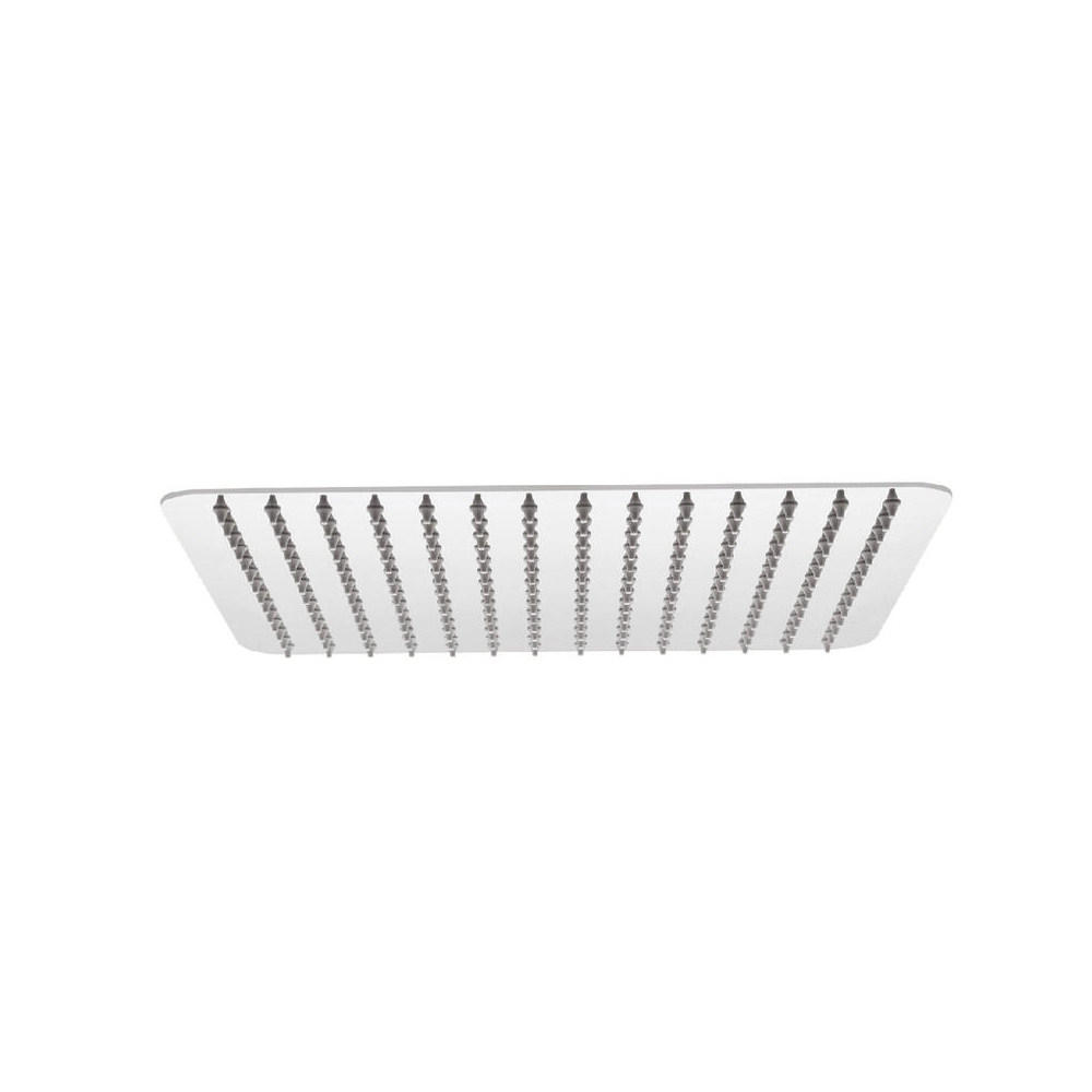 Aloni Regendusche Brause Chrom eckig 20x20cm Kopfbrause Rainshower Spiegeleffekt