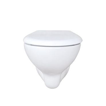 WC Toilette Hänge Wand WC (RosenStern) mit Soft-Close Deckel