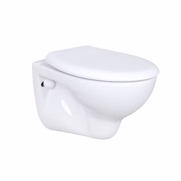 WC Toilette Hänge Wand WC (RosenStern) mit Soft-Close Deckel