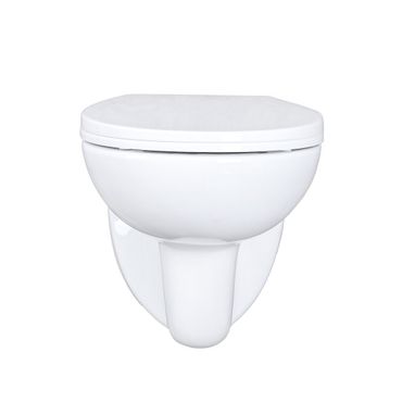 Spülrandlos WC Hänge Wand-WC Tiefspüler Toilette Softclose Deckel WC Sitz
