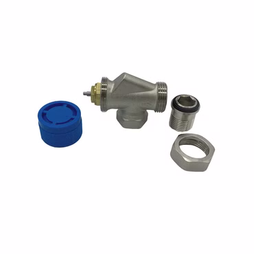 Thermostatventil Vorlaufverschraubung 1/2" Zoll Axialform Ventil für Heizkörper