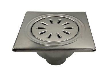 Bodenablauf Edelstahl Duschablauf Badablauf Abgang Vertikal 150 x 150 mm DN50