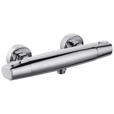 Aloni Duscharmatur Duschthermostat Brausebatterie Aufputz Messing chrom