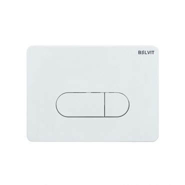 Belvit Berlin Betätigungsplatte für 2-Mengen-Spülung weiß