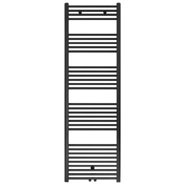 Badheizkörper - Mittelanschluss Schwarz matt gebürstet - 1800 x 600 (HxB) - 944W