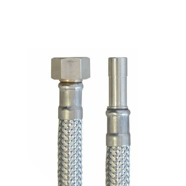 Edelstahl Panzerschlauch Flexschlauch Ø10 x 3/8F 40cm