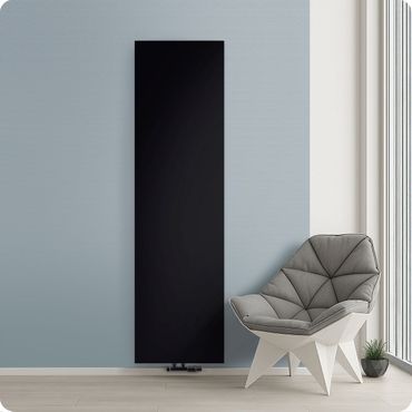 Belrad Vertikal Plan Typ 22 Heizkörper Schwarz Matt 1800 x 600 (HxB) 2092w