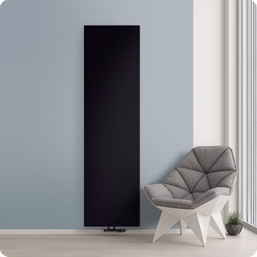 Belrad Vertikal Plan Typ 22 Heizkörper Schwarz Matt 1800 x 500 (HxB) 1743W