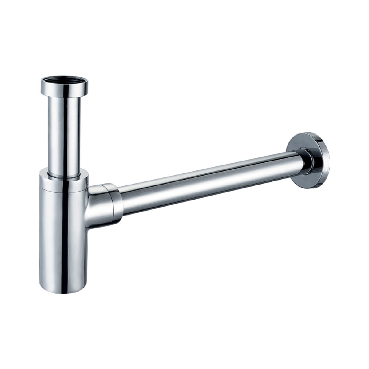 Aloni Messing/Edelstahl verchromt Siphon 1 1/4"