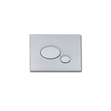 Belvit Lisboa Betätigungsplatte für 2-Mengen-Spülung Matt Chrom