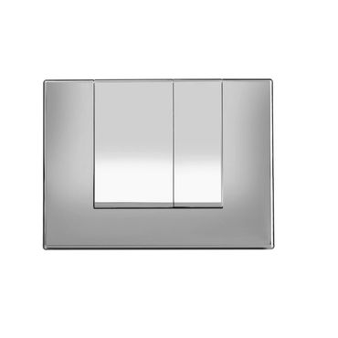 Belvit Madrid Betätigungsplatte für 2-Mengen-Spülung Glanzchrom