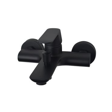 Aloni Force Bad-/ Duscharmatur Schwarz matt mit Duschschlauchanschluss