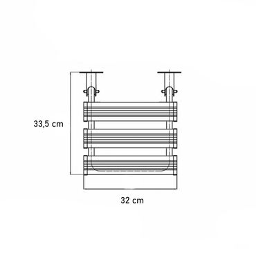 Creavit Barrierefrei Duschsitz Klappsitz Behindertengerecht Weiß