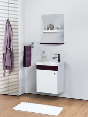 Elmas Spiegel mit Ablage Braun (BxHxT) 440 x 545 x 82 mm