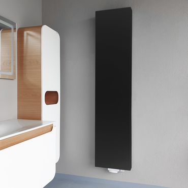 Belrad Vertikal Heizkörper Plan Schwarz Matt T20 1600 x 400 (HxB) - 924 W