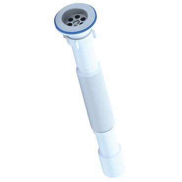 Sifon Flex 1 1/4 Ø32/40 (391-801mm) Geruchsverschluss Siphon Ablaufgarnitur NEU