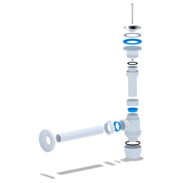 Belvit Waschbecken Siphon 1 1/4 Ø32 mm