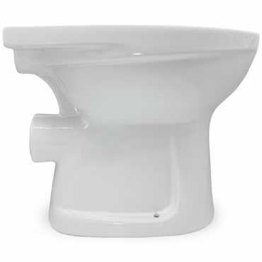 Belvit Stand-WC Weiß Flachspüler Abgang Wand (waagerecht) 480x350x390