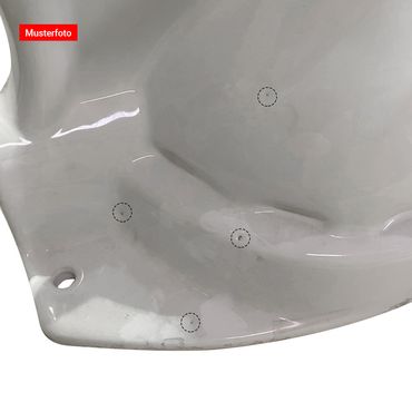 BWare - Stand WC Toilette Komfort Toilette Weiß (Abfluss Wand) Aquablue