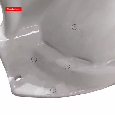 BWare - Stand WC Toilette Komfort Toilette Weiß (Abfluss Wand) Aquablue