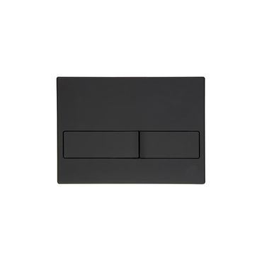 Belvit London Betätigungsplatte für 2-Mengen-Spülung Schwarz Matt