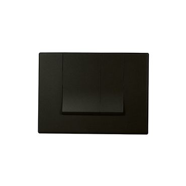 Belvit Madrid Betätigungsplatte für 2-Mengen-Spülung Schwarz Matt