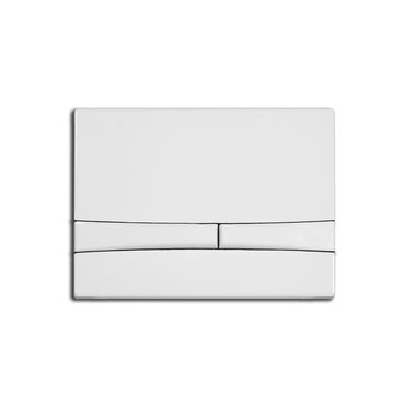 Belvit Milano Betätigungsplatte für 2-Mengen-Spülung Weiß