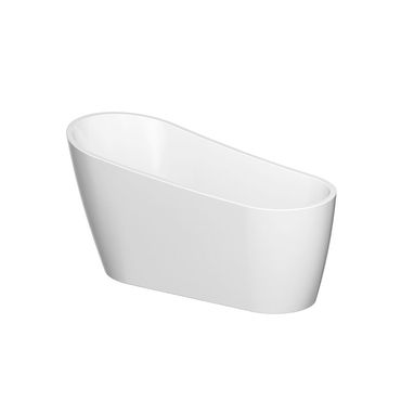 Belvit London Freistehende Rund Acryl Badewanne 167x72 cm