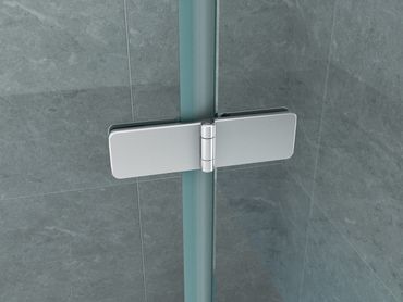 Aloni Badewannenaufsatz mit Seitenwand Duschabtrennung Badewanne Duschwand Ohne Bohren Glaswand Faltbar 130 x 140 cm 6 mm