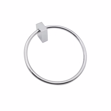 Handtuchhalter Monaco Rund Chrom 5 x 16 cm (T x Ø) Rostfrei