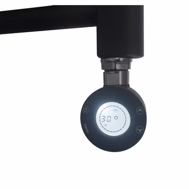 Badheizkörper Handtuchheizkörper elektrisch 230V Schwarz Matt 1200 x 500 (HxB)-700W